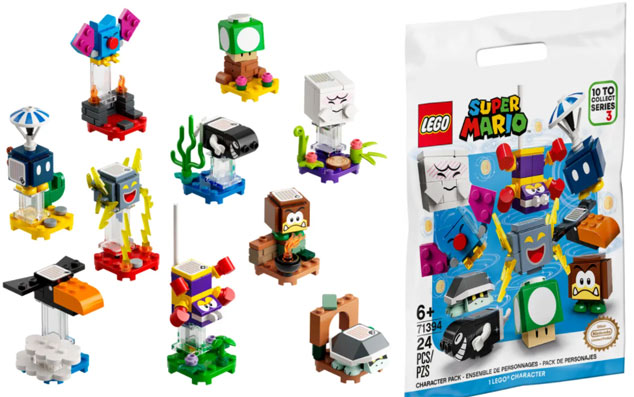 serie figurine lego super mario 71394 collection 2021