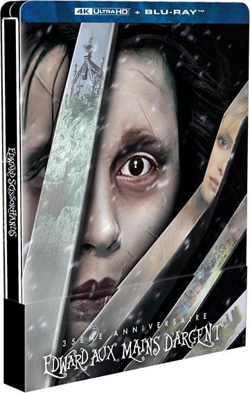 Edward aux mains argent bluray 4K Ultra HD edition collector limitee