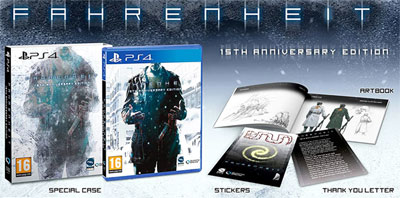 0 jeu farenheit ps4 collector edition