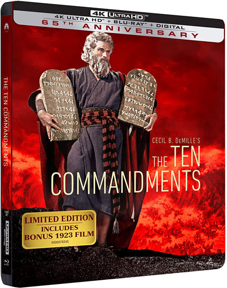 10 commandement steelbook bluray 4k editino collector 65 anniversaire 2021 65th