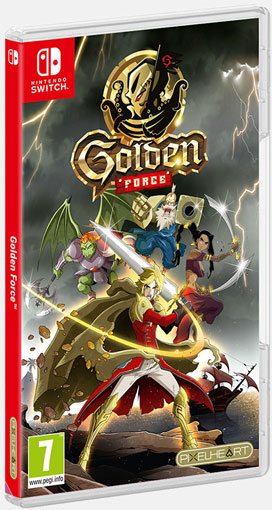 Golden Force nintendo Switch pixelheart