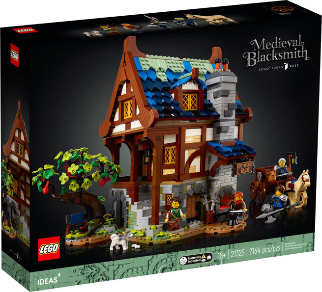 Lego ideas 21325 forgeron medieval blacksmith