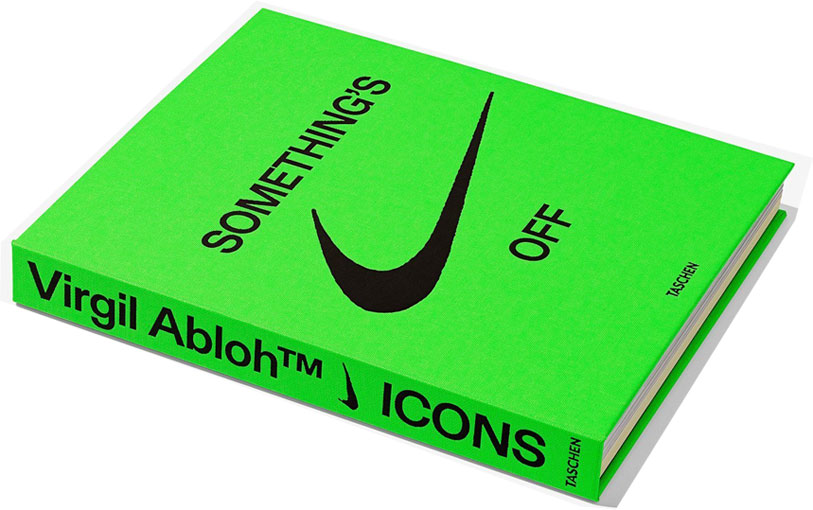 Nike virgil abloh sneakers basket livre artbook taschen