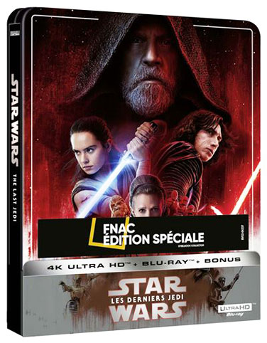 Star wars 8 steelbook collector bluray 4k ultra hd uhd
