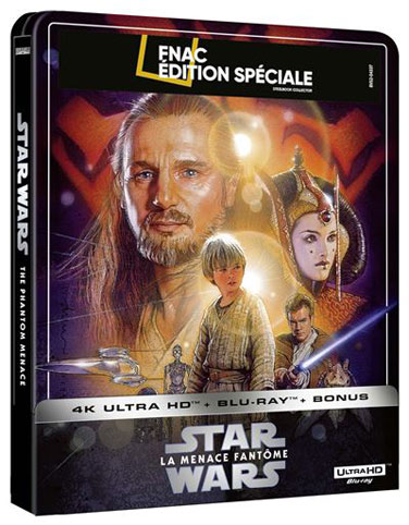 Star wars steelbook 4k episode 1 le menace fantome bluray uhd