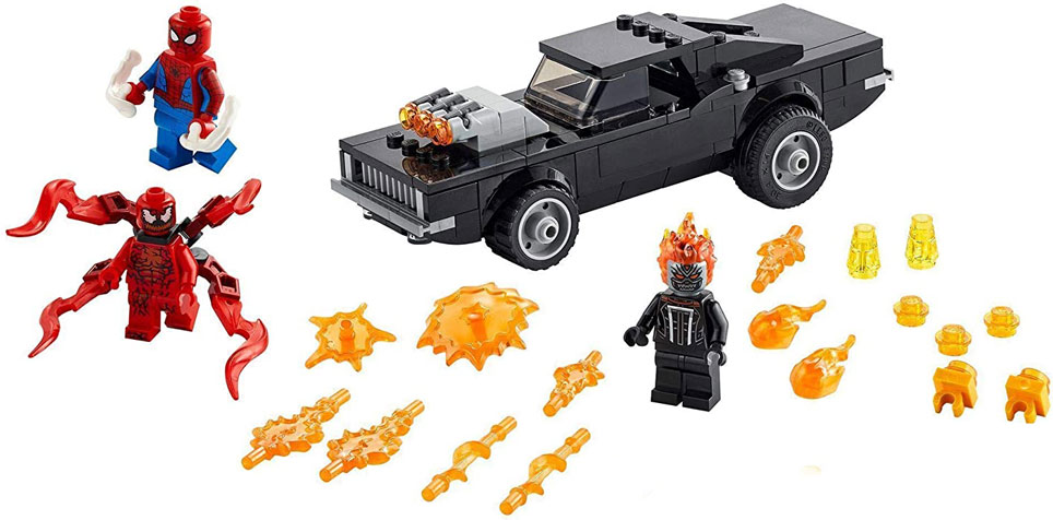 lego collection marvel spider man ghost rider