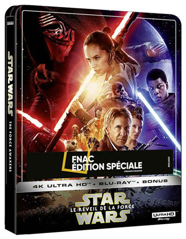 steelbook 4k Le reveil de la force star wars uhd
