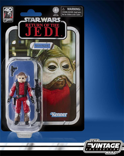 Nien Nunb figurine star wars collector vintage collection hasbro