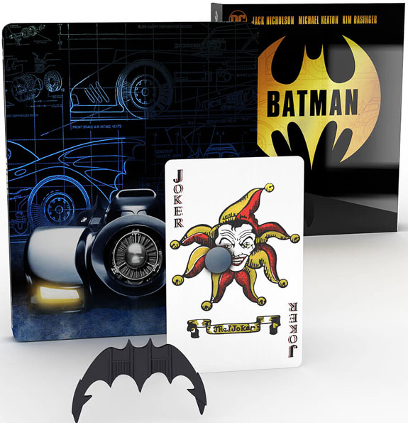 coffret film batman 4K steelbook 2021 tim burton titans of cult