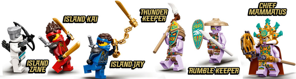 figurine lego ninjago island collection 2021