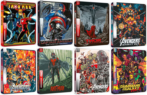 steelbook mondo marvel 2021 noel