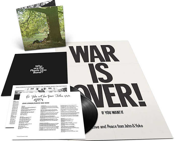 John lennon Plastic ono band album Vinyle LP 2LP edition collector 2021