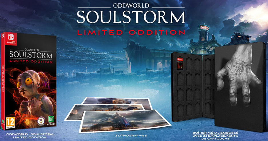 Steelbook oddworld soulstorm nintendo