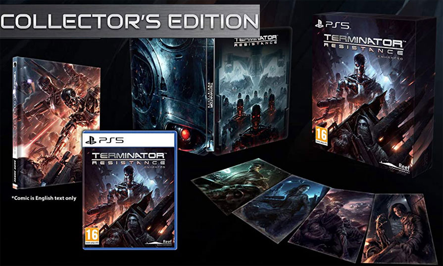 terminator resitance PS5 edition collector enhanced steelbook 2021