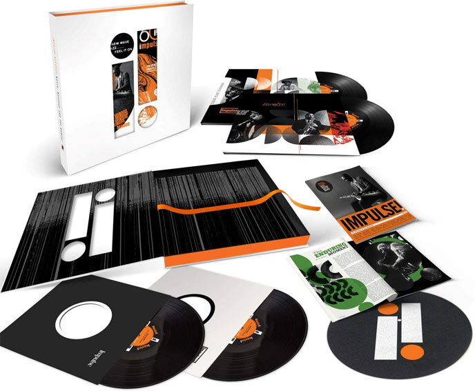 Impulse Records coffret box collector 4 Vinyles LP 60th anniversary Impulse records coffret box Vinyle LP edition limitee deluxe collector