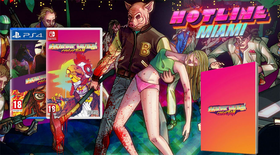 hotline miami collection edition PS4 Nintendo switch collector artbook