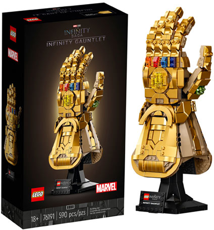 0 lego gant infinite marvel thaos 76191