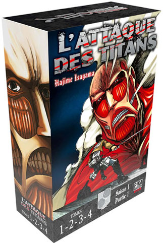 attaque des titans coffret integrale manga papier