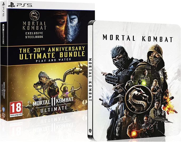 mortal kombat film et jeu ps blurayk steelbook
