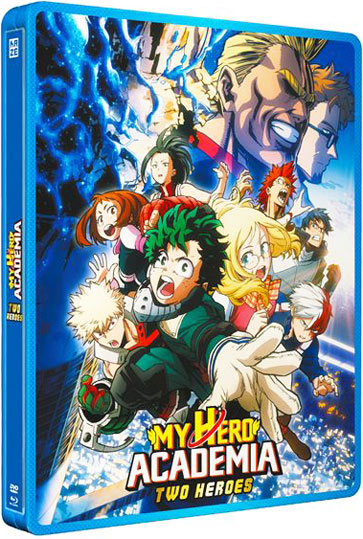 my hero academia two heroes Blu ray DVD edition steelbook collector film
