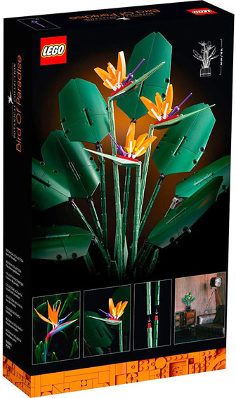 nouveau lego fleur tropical oiseau paradis 10289