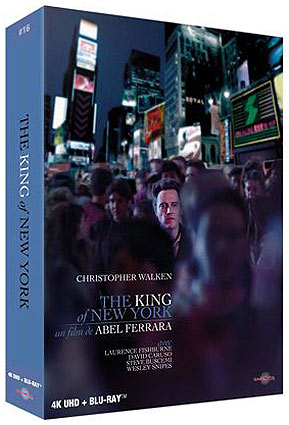 King of new york Blu ray 4K Ultra HD coffret collector steelbook