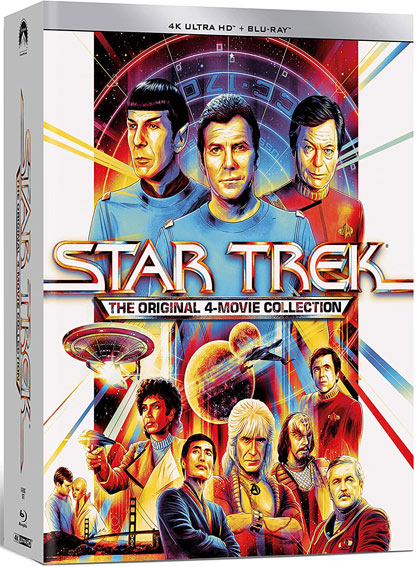 Star trek coffret 4 films bluray 4K ultra hd original movie collection