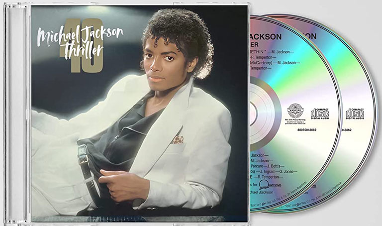 coffret 2cd michael jackspn thriller 40