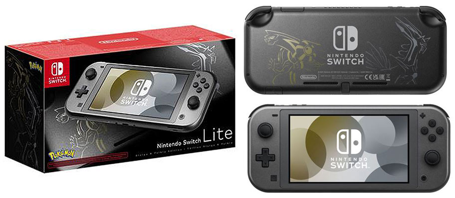 Nintendo Switch lite edition lite dialga et palkia pokemon collector