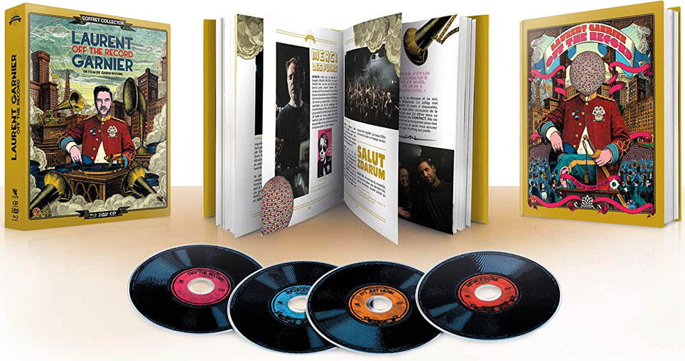 Coffret collector laurent garnier bluray dvd cd off record