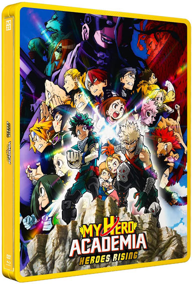 My hero academia heroes rising edition steelbook Blu ray DVD film 2021