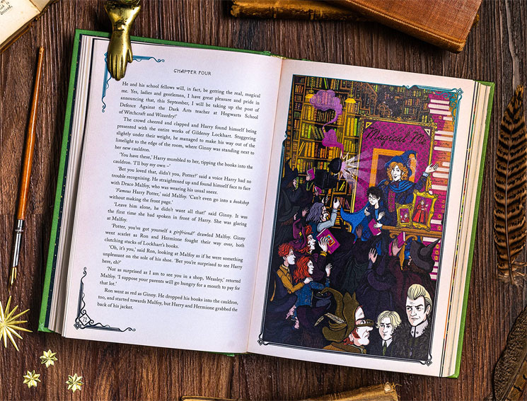 Livre harry potter collection collector illustre minalima