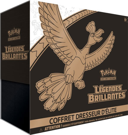 Coffret Dresseur elite Légendes Brillantes pokmeon carte collector