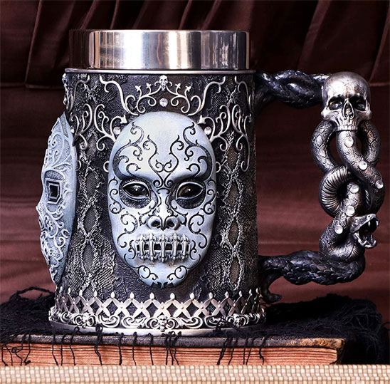 Coupe chope bierre harry potter mange mort