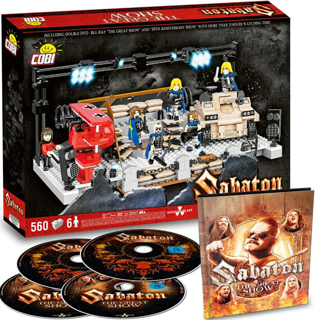 Sabaton coffret lego collector nouvel album great show live