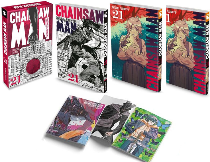 Manga Chainsaw man Tome 21 T21 edition limitee coffret collector 2026 fr