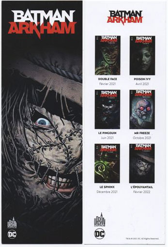 batman arkham epouventail collection urban comics dc nemesis