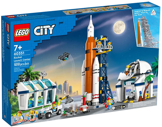 lego 60351 base de lancement fusee nasa lauch center rocket