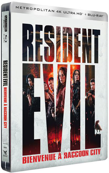 resident evil steelbook bienvenue a raccoon city bluray 4k ultra hd