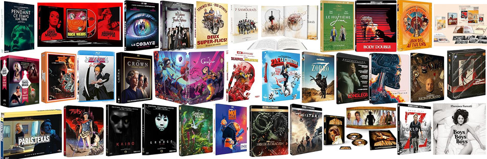 sorti bluray dvd 4k novembre 2024 edition collector steelbook films serie et anime