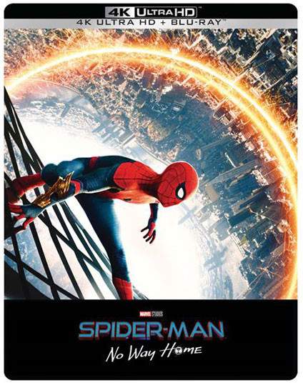 steelbook spider man no way home bluray 4k