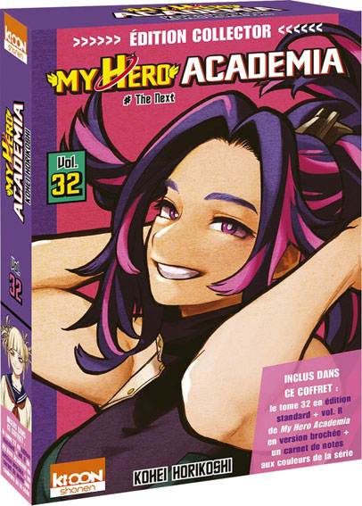 Coffret collector manga t32 tome 32 my hero academia