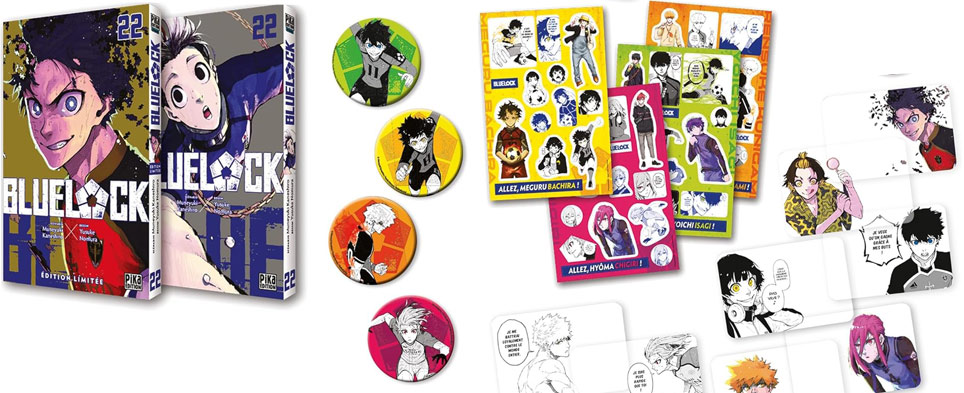 Blue lock tome 22 manga coffret edition collector t22