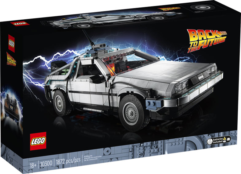 Lego Retour vers le futur 10300 voiture delorean machine remonter temps