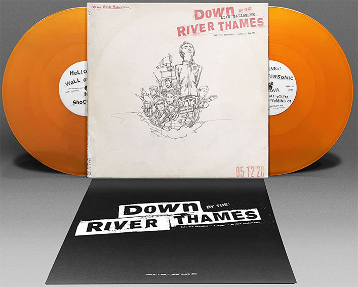 Live liam gallagher down by the river thames vinyle lp 2lp edition