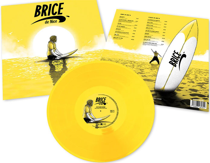 brice de nice bande originale vinyle lp colore jaune edition collector