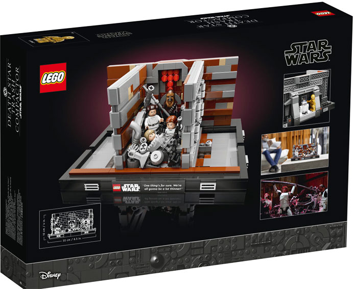 lego star wars compresseur etoile noire diorama