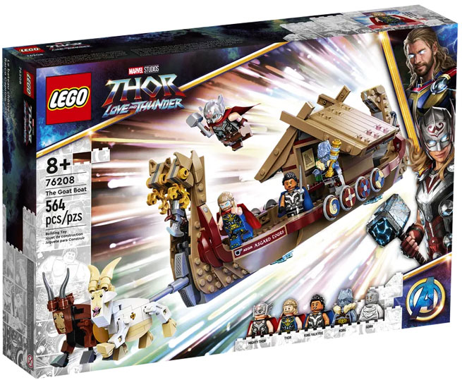 Lego thor 76208 goat boat drakkar achat precommande