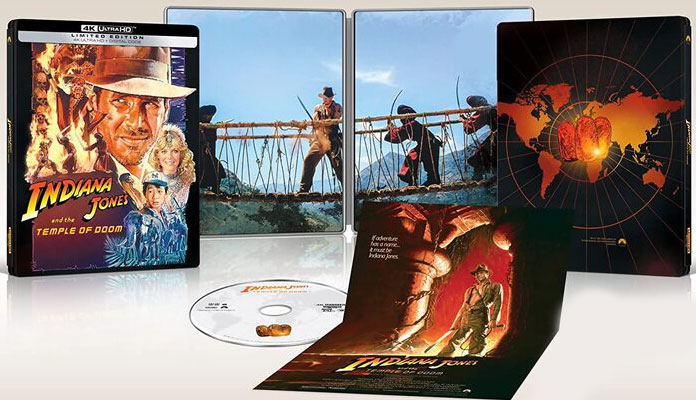 indiana jones 2 steelbook bluray 4k ultra hd uhd hdr