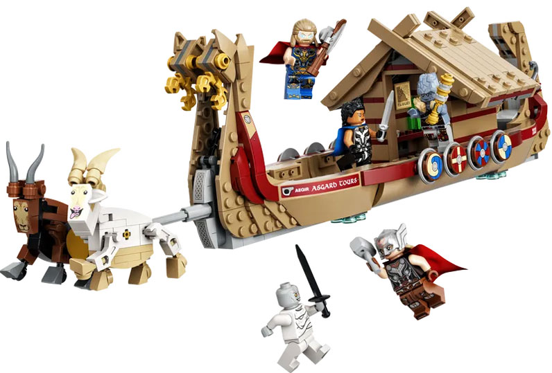 le drakkar de thor lego love thunder collection 2022